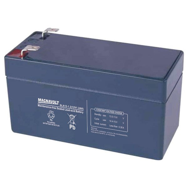 Magnavolt SLA12-1.2 Premium Sealed Lead Acid Battery - 12 Volt