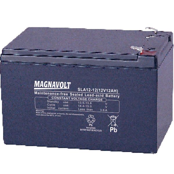 Magnavolt SLA12-12 Premium Sealed Lead Acid Battery - 12 Volt