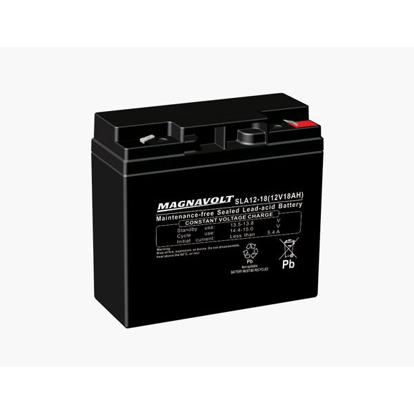 Magnavolt SLA12-18 Premium Sealed Lead Acid Battery - 12 Volt