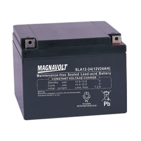 Magnavolt SLA12-24 Premium Sealed Lead Acid Battery - 12 Volt