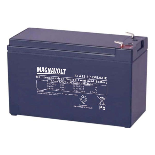 Magnavolt SLA12-5 Premium Sealed Lead Acid Battery - 12 Volt