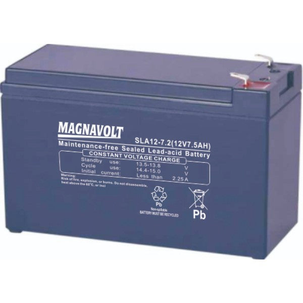 Magnavolt SLA12-7 Premium Sealed Lead Acid Battery - 12 Volt