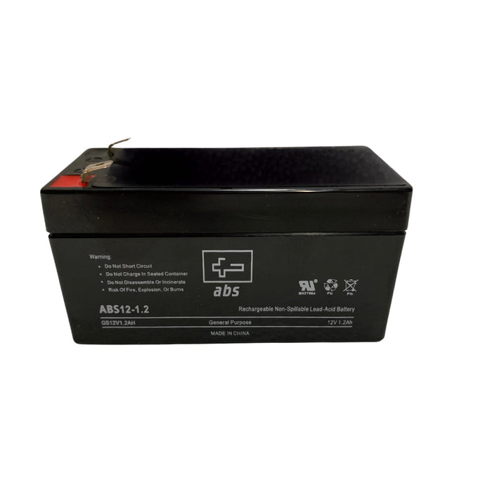 ABS 12V 1.2Ah AGM Sealed Lead Acid Battery