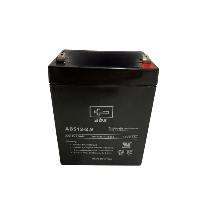 ABS 12V 2.9Ah AGM Sealed Lead Acid Battery