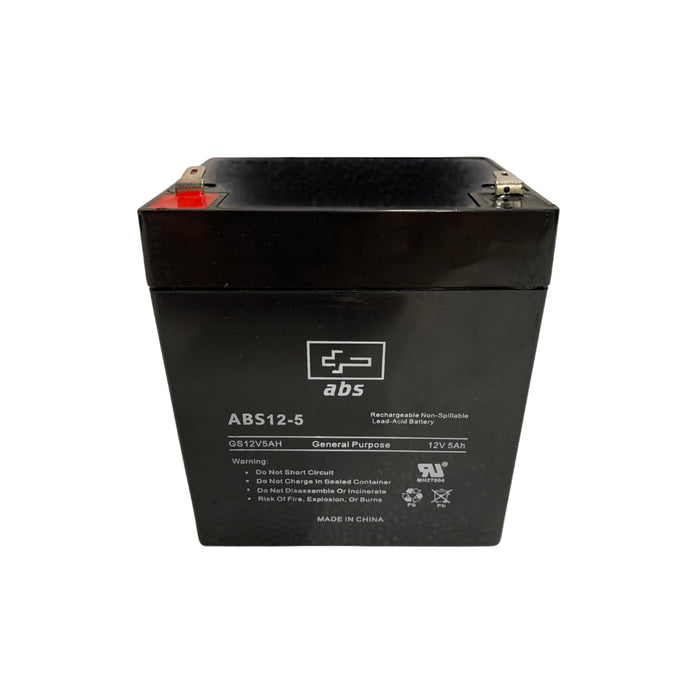 ABS 12V 5Ah AGM Sealed Lead Acid Battery