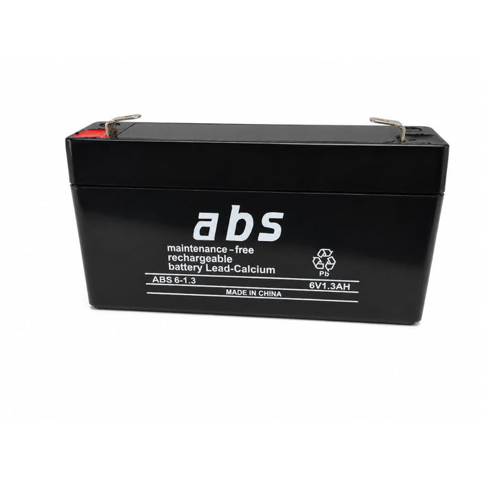 ABS 6V 1.3Ah AGM Sealed Lead Acid Battery