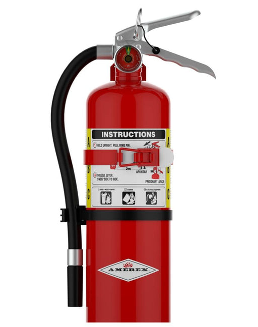 Amerex 5 lb ABC Fire Extinguisher with Vehicle Bracket B402T