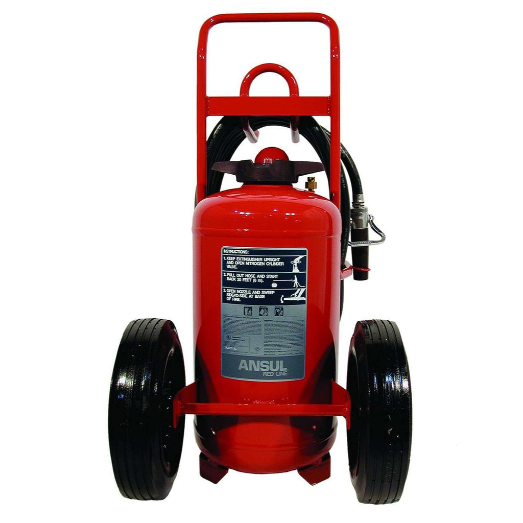 Ansul RED LINE 150 LB ABC Wheeled Fire Extinguisher CR-LT-A-A-150