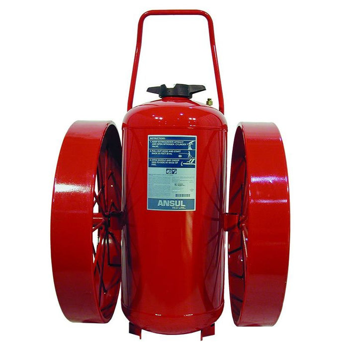 Ansul RED LINE 350 LB ABC Wheeled Fire Extinguisher - Model RL-A-350-D