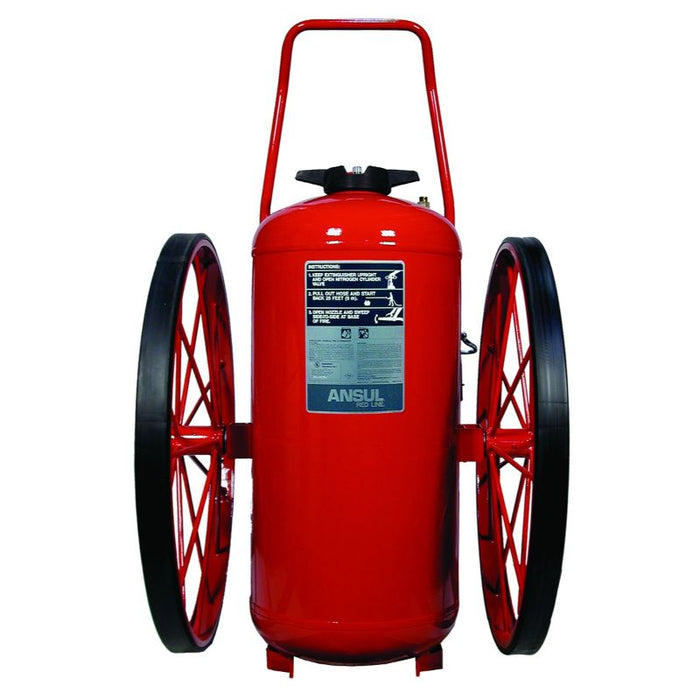 Ansul RED LINE 350 LB Purple K Wheeled Fire Extinguisher - Model RL-LR-PK-350-D