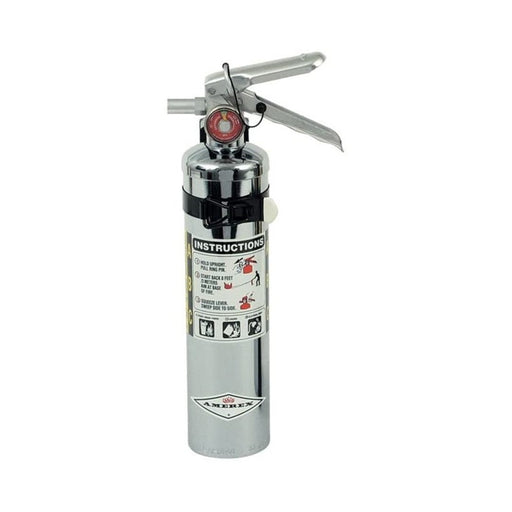 Amerex 2.5 lb Multi-Purpose ABC Fire Extinguisher Chrome Finish