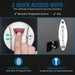 Barska 0.23 Cubic Feet Top Opening Biometric Security Safe 2 Quick Access Ways