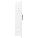 Barska 0.30 Cubic Feet Right Opening Wall Safe in White Body Side Profile