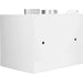 Barska 0.75 Cu. ft. Biometric Fireproof Security Safe in White Body Back Profile w/ Pre-Drilled Mounting Holes