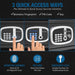 Barska 0.85 Cubic Feet Biometric Digital Keypad Security Safe 3 Quick Access Ways