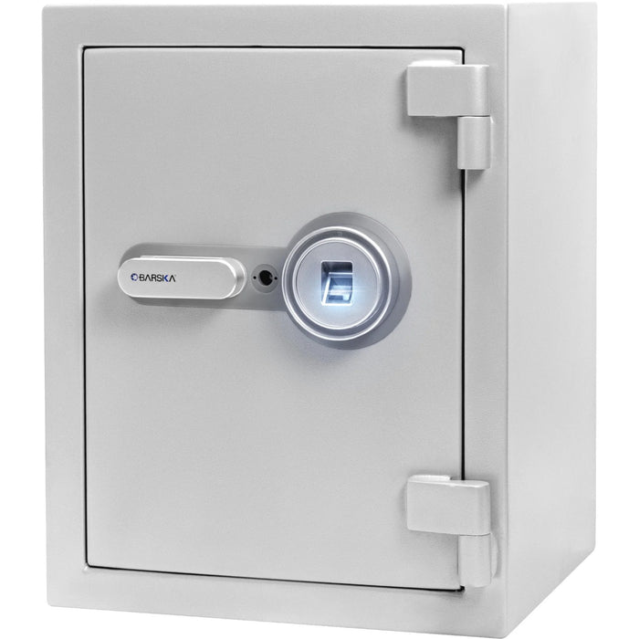 Barska 1.64 Cubic Feet Biometric Fireproof Security Safe in Grey