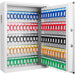 Barska 100 Capacity Fixed Position Key Cabinet Digital Keypad Wall Safe in White