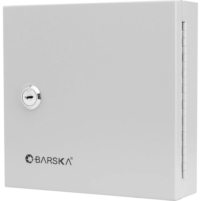 Barska 10 Position Key Cabinet with Key Lock, White Tags Body Side Profile Right