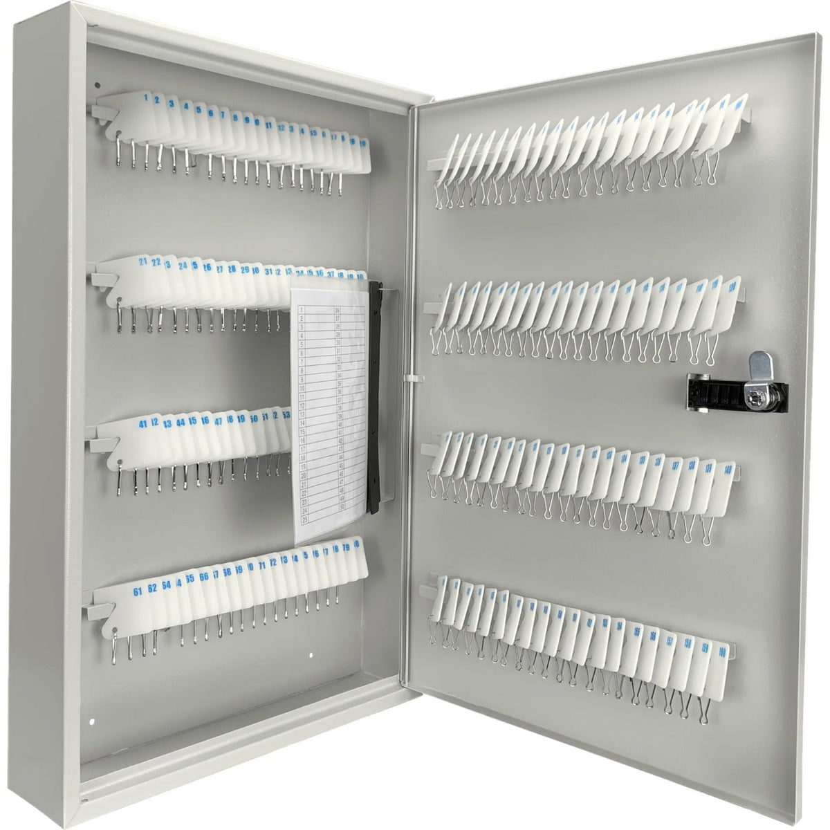 Barska 160 Capacity Fixed Position Key Cabinet w/ Combo Lock White Tag ...