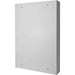 Barska 160 Capacity Fixed Position Key Cabinet with Key Lock, White Tags Body Back Profile w/ Pre-Drilled Mounting Holes
