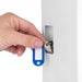 Barska 240 Capacity Adjustable Key Cabinet Digital Keypad Wall Safe in White Key Drop Slot