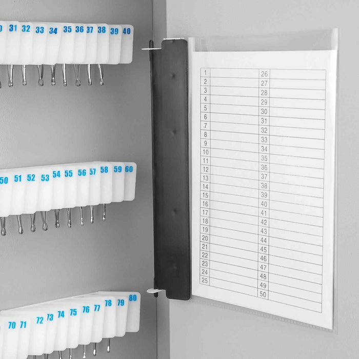 Barska 240 Capacity Fixed Position Key Cabinet w/ Key Lock White Tags and Key Log Sheet