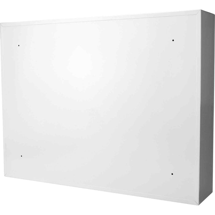 Barska 320 Capacity Fixed Position Key Cabinet with Key Lock, White Tags Body Back Profile w/ Pre-Drilled Mounting Holes