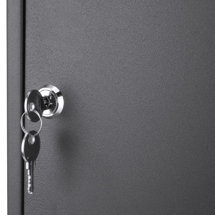 Barska 42 Capacity Adjustable Key Cabinet with Key Lock in Black Keys