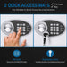 Barska 736 Capacity Adjustable Key Cabinet Digital Keypad Wall Safe 2 Quick Access Ways