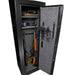 Barska 9.34 Cubic Feet Biometric Rifle Safe Body Inner Profile with Weapons