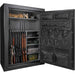 Barska FV3000 FireVault Fireproof Keypad Rifle Safe Body Inner Profile with Weapons and Gears