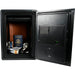 Barska FV Pro 500 Biometric Keypad Fire Resistant Safe - Door Wide Open with Valuables
