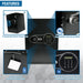 Barska FV Pro 500 Biometric Keypad Fire Resistant Safe - Features