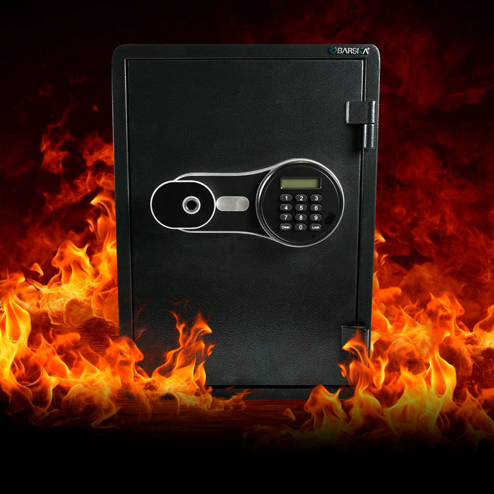 Barska FV Pro 500 Biometric Keypad Fire Resistant Safe - Fire Resistant