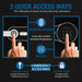 Barska FV Pro 600 Biometric Keypad Fire Resistant Safe - Access Ways