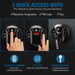 Barska HQ1000 Biometric Digital Keypad Rifle Safe 3 Quick Access Ways