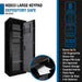 Barska HQ1000 Biometric Digital Keypad Rifle Safe Features