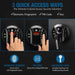Barska HQ900 Biometric Keypad Rifle Safe 3 Quick Access Ways