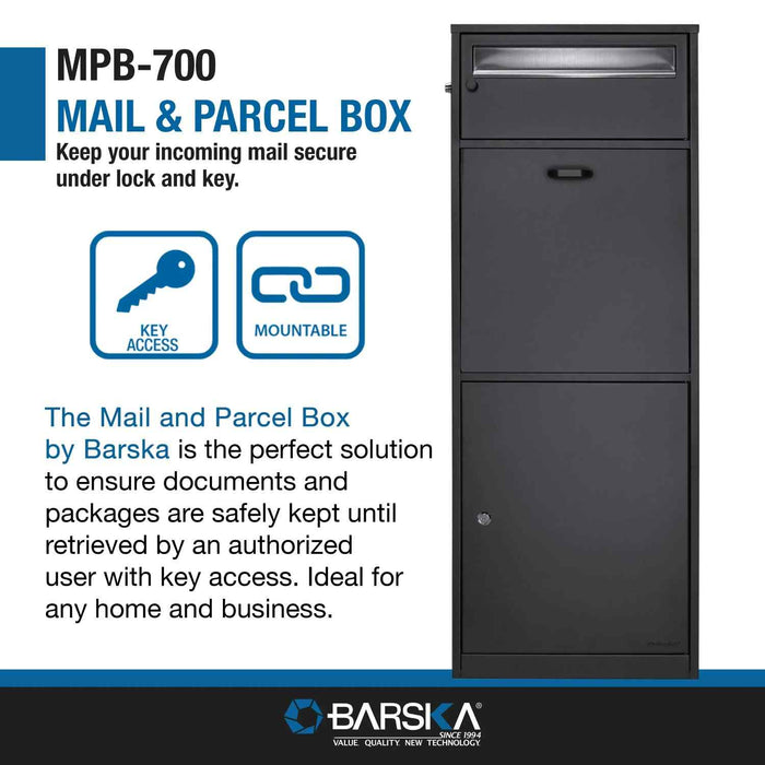 Barska MPB-700 Mail and Parcel Box Simple Definition