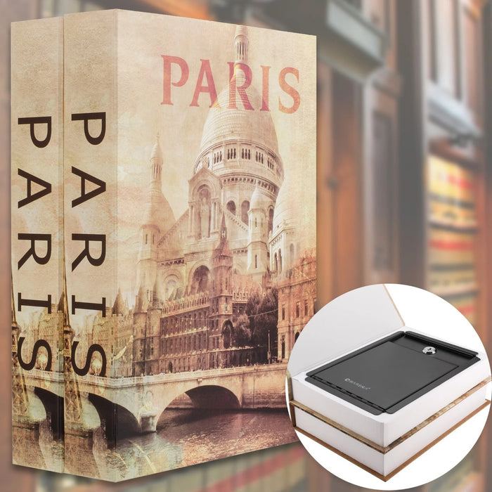 Barska Paris and Paris Dual Diversion Book Lock Box with Key Lock Body