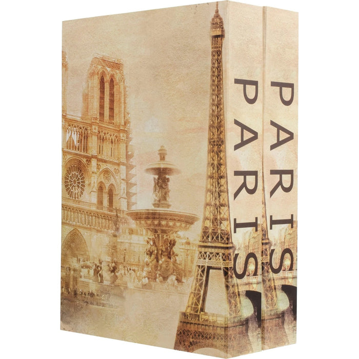 Barska Paris and Paris Dual Diversion Book Lock Box with Key Lock Body Side Profile Left