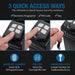 Barska Quick Access Biometric Keypad Handgun Desk Safe 3 Quick Access Ways