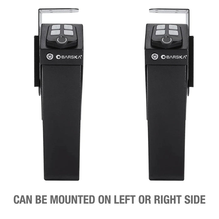 Barska Quick Access Biometric Keypad Handgun Desk Safe Mount