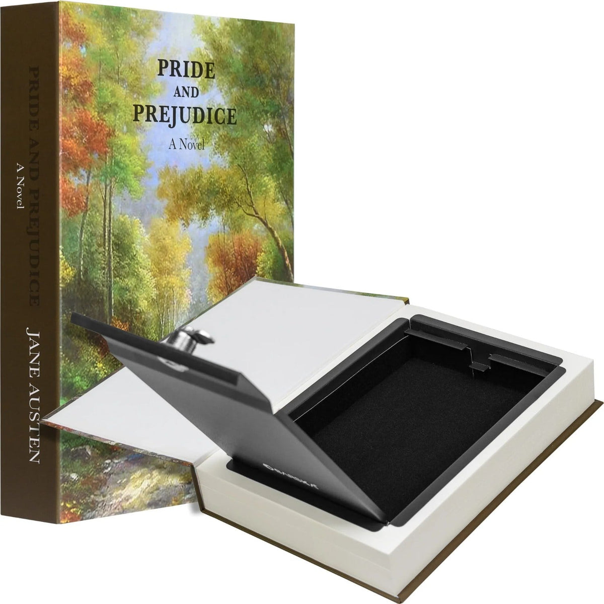 Barska Real Paper Book Lock Box with Key Lock - AX11682 — Safety Plus Pro
