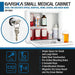 Barska Small Medical Cabinet with Keys and Supplies