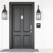 Barska Wall-Mounted Key Lock Box With Combination and Key Lock - Installed Beside a Door