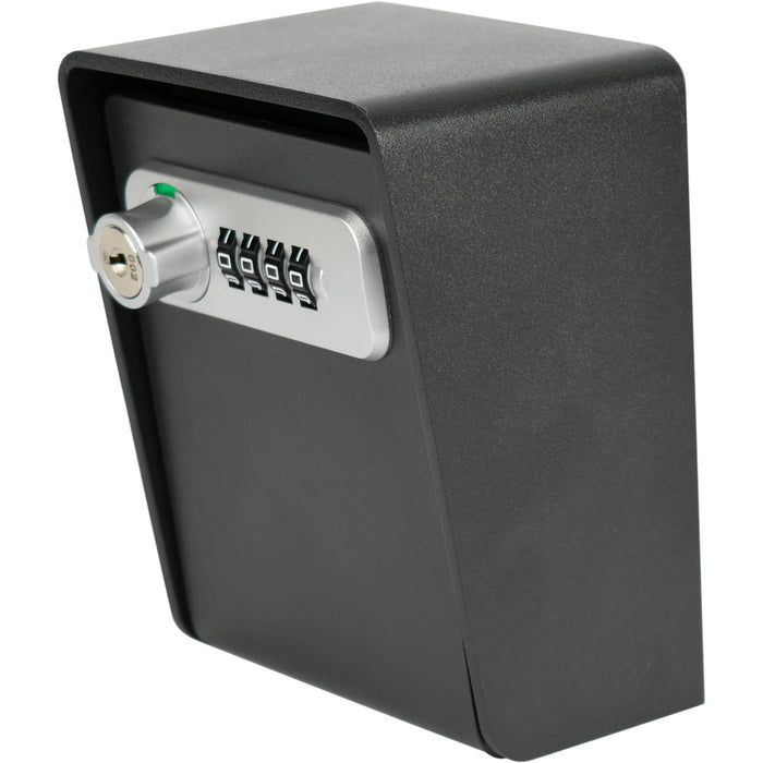 Barska Wall-Mounted Key Lock Box With Combination and Key Lock - Right View Profile
