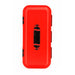 Bawer 5-10 lb Heavy-Duty Fire Extinguisher Cabinet - Closed Front View Showing The Bright Red Cabinet, Vertical Inspection Window, And Protective Exterior Design