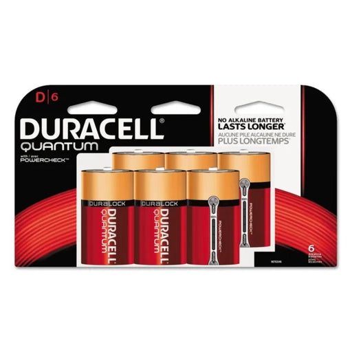 Duracell Quantum D Cell QU1300DBKD Alkaline Battery 12 Pieces