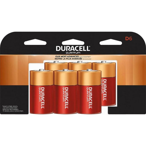 Duracell Quantum D Cell QU16049VBKD Alkaline Battery in 12 Packs